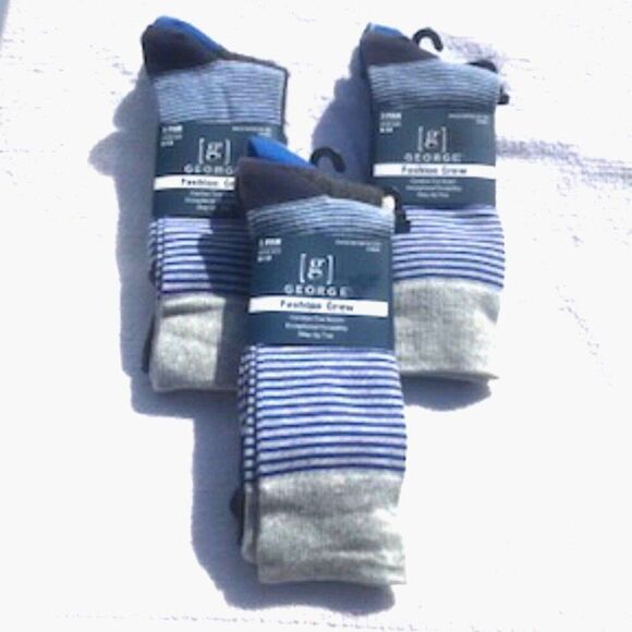 Dress Socks . Size: 6-12 . {9} Pairs . {3} Sleeve Bundle . {3} Pair Per Sleeve - Picture 1 of 3